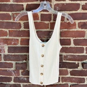 American Eagle Button-Up Tank